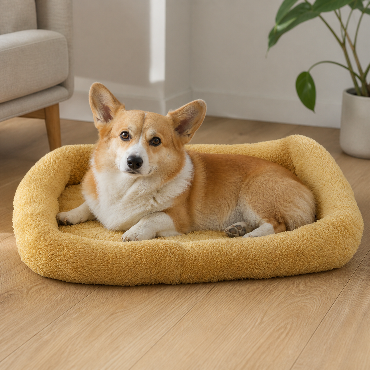 犬ベッド カドラー 四季対応 小型犬 の使用イメージ