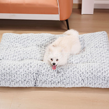 犬ベッド ドーム型 プラッシュ ベルベット