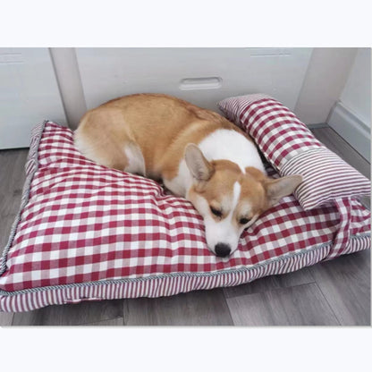 犬ベッド ケージ用 プラッシュ 中型犬