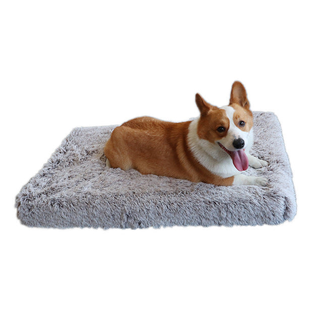犬ベッド プラッシュ 大型犬 ふわふわ
