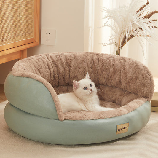 犬ベッド ソファ型 プラッシュ あったか ケージ用