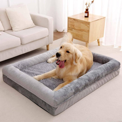 犬ベッド クッション型 プラッシュ 大型犬 厚手
