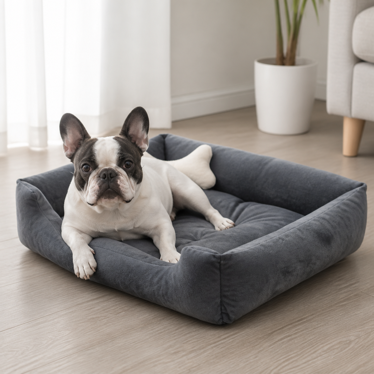 犬ベッド ソファ型 中型犬 の使用イメージ