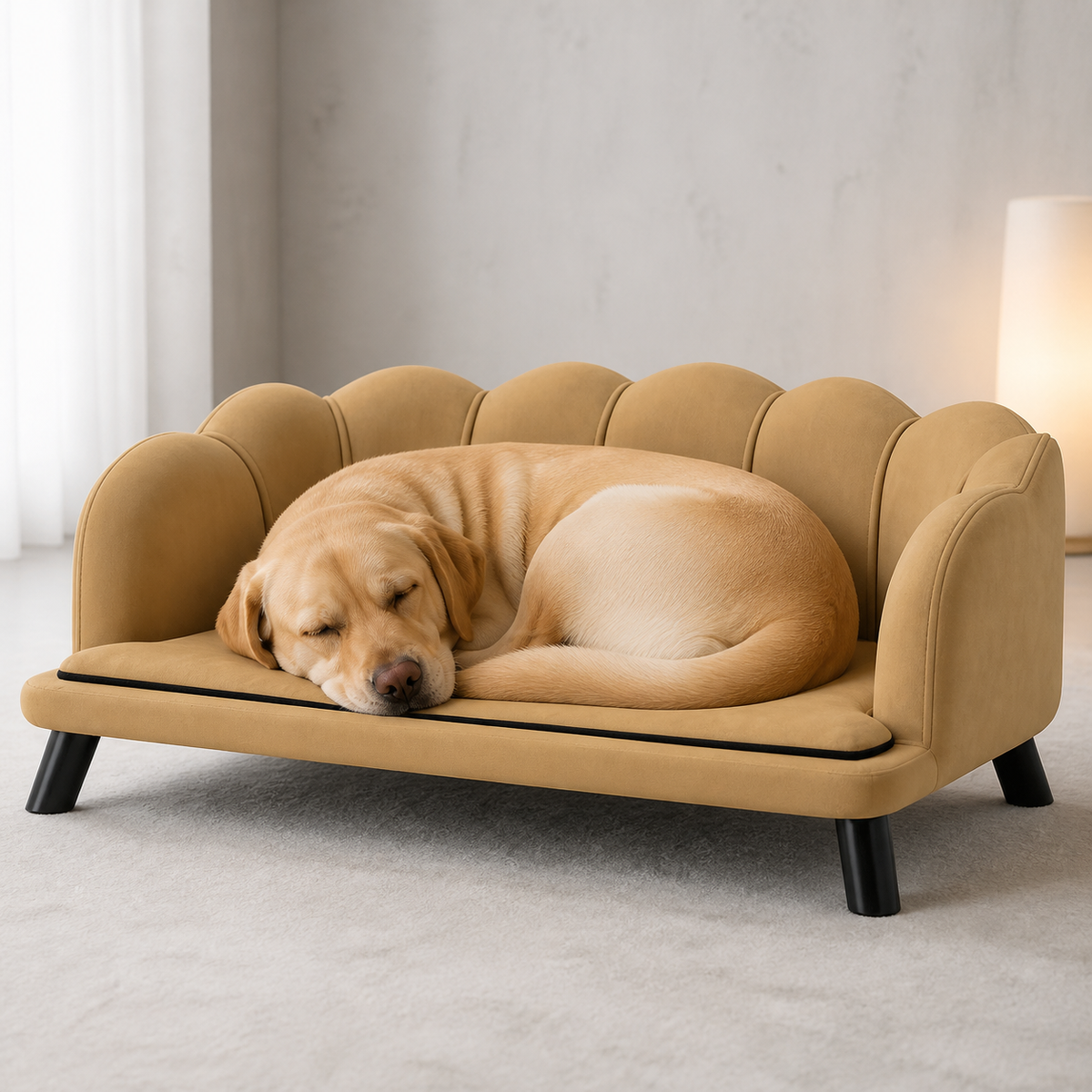 犬ベッド ソファ型 高級 モダンな部屋での使用イメージ